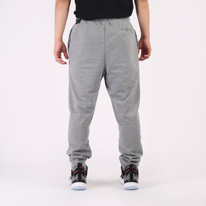 мужские серые брюки Jordan Jumpman Classics Lightweight Fleece Trousers CK2850-092 - цена, описание, фото 5
